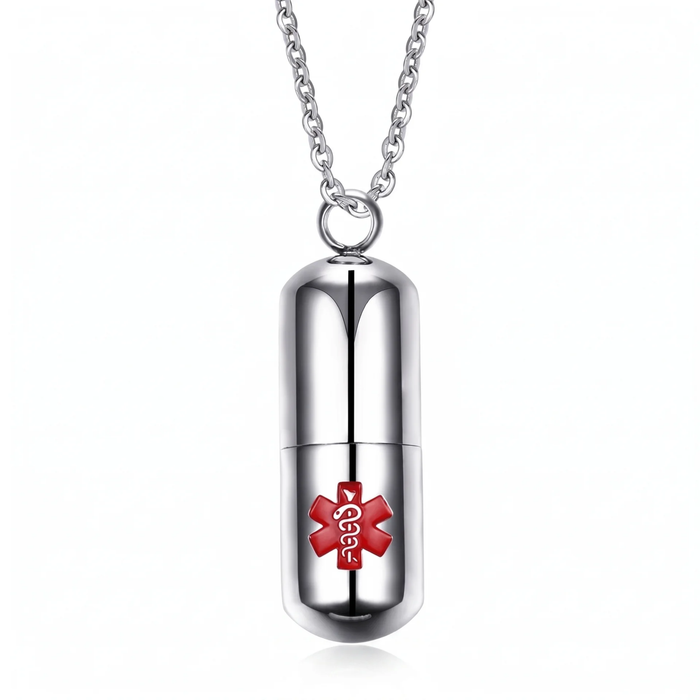 MediCarry Capsule Necklace