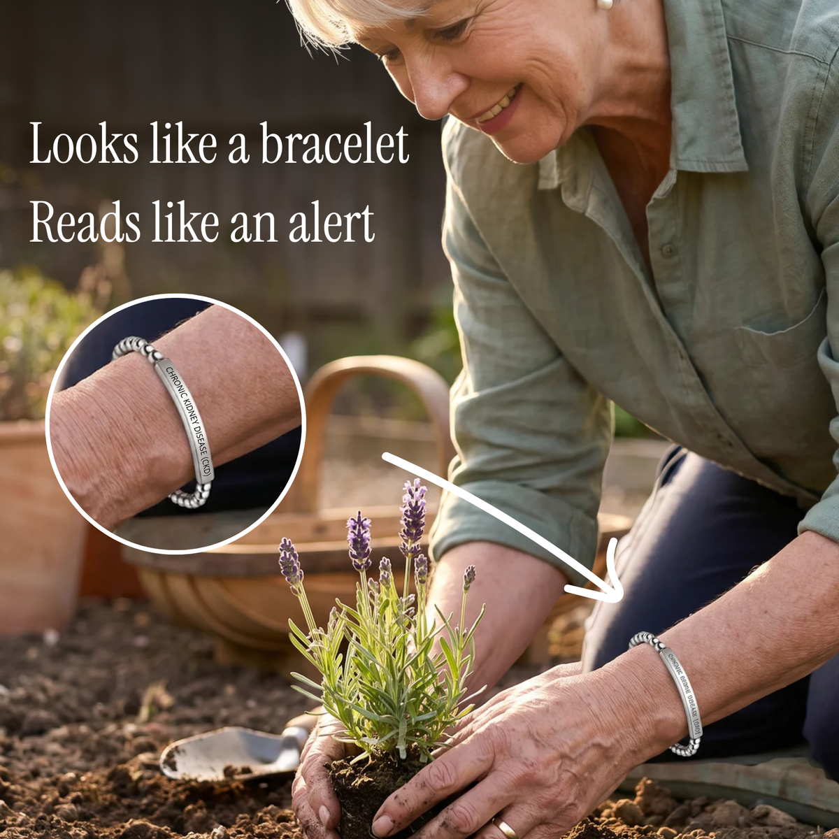 Chronic Kidney Disease (CKD) Slim Bracelet