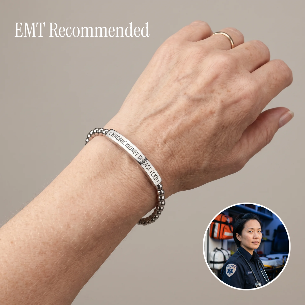 Chronic Kidney Disease (CKD) Slim Bracelet