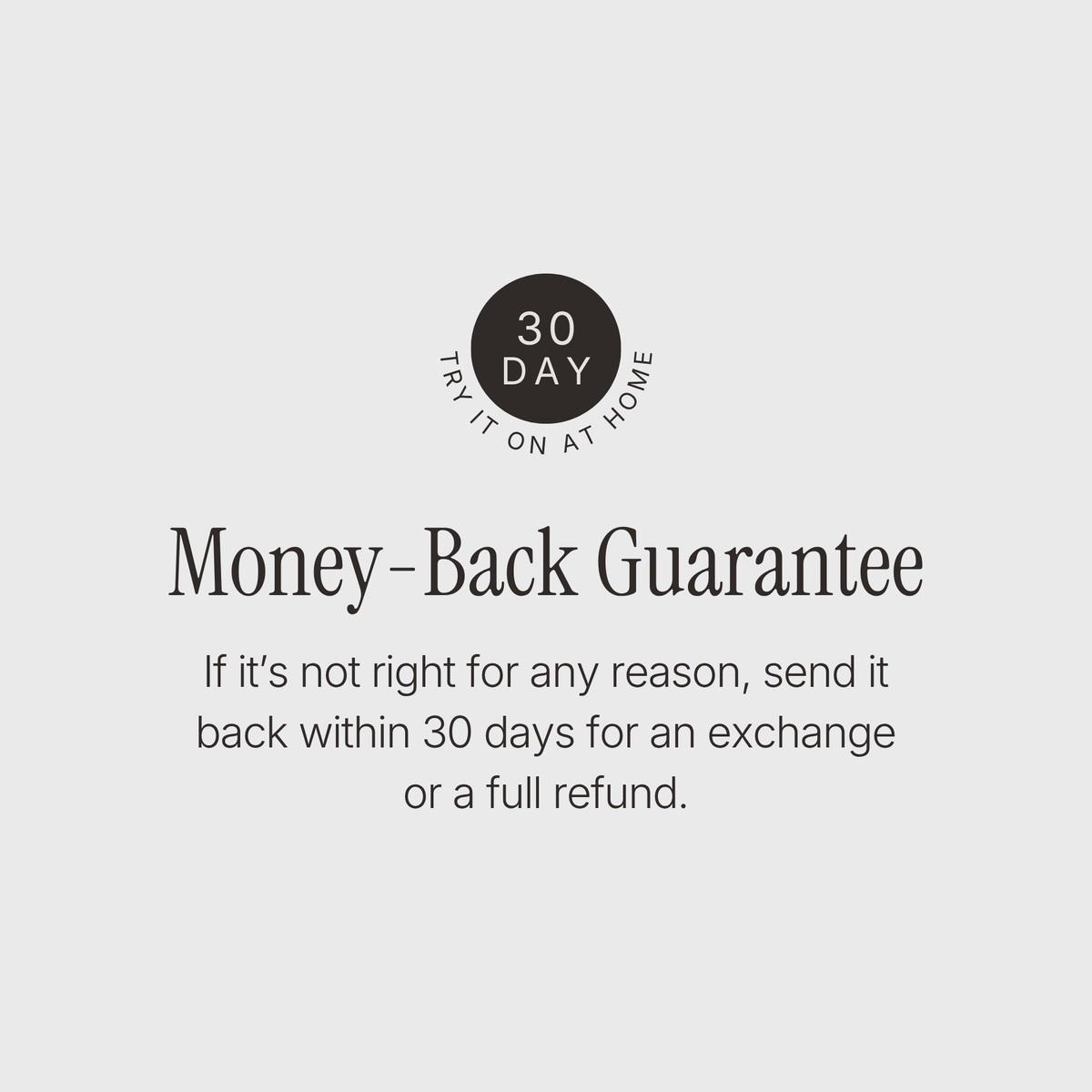 30-day money-back guarantee