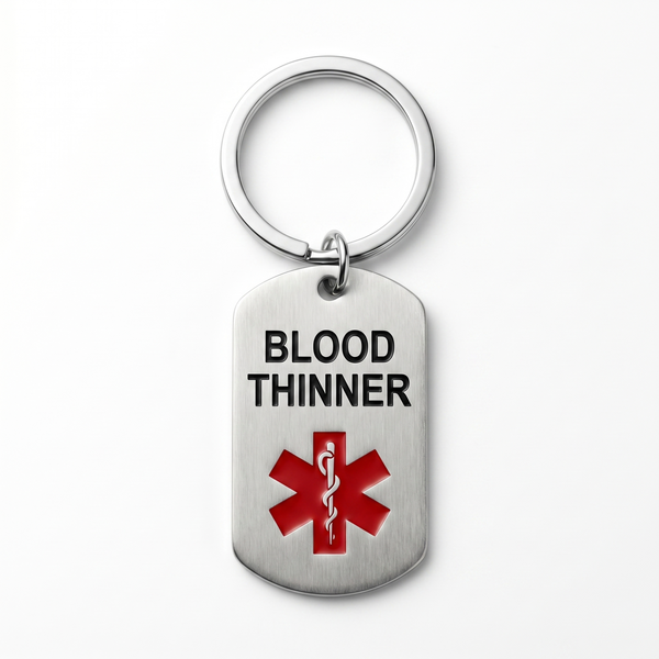 Blood Thinner Keychain