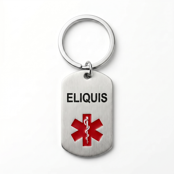 Eliquis Keychain