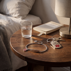 Chronic Kidney Disease (CKD) Bracelet & Keychain Set