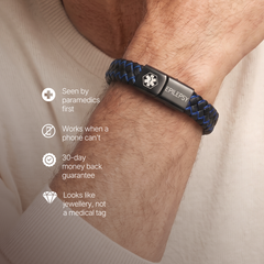 Epilepsy bracelet benefits: seen by paramedics first, works when a phone can't