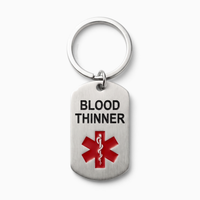 Blood Thinner Keychain
